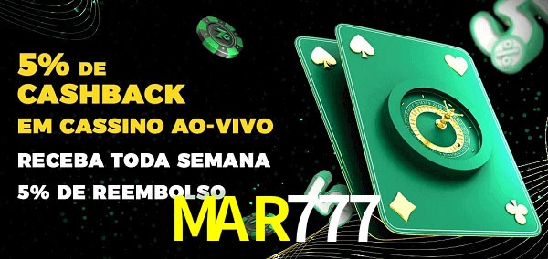 Promoções do cassino ao Vivo MAR777
